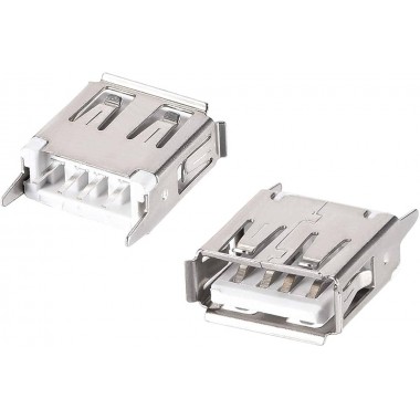 USB 2.0 Connector TYPE A FEMALE Right Angle
